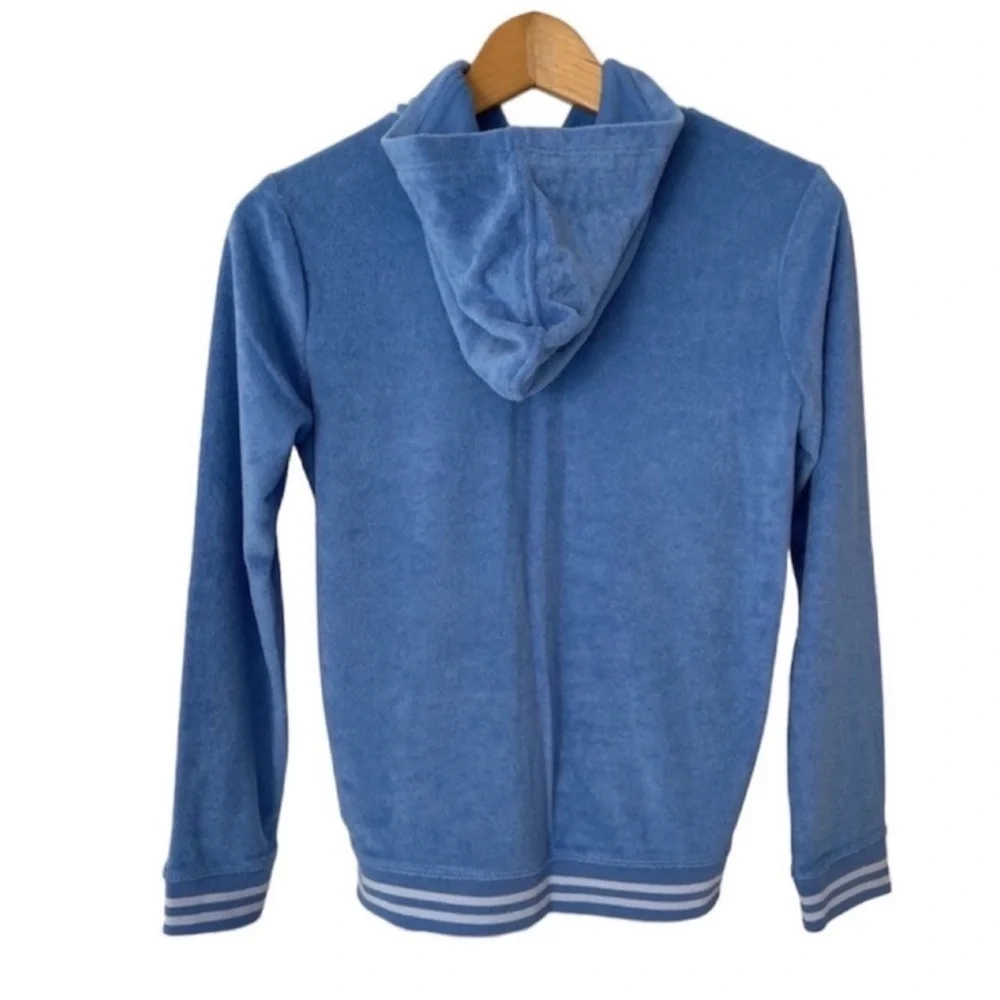 Gymboree Terrycloth Hooded Jacket Zip Up Cornflower Blue NWT Girls Size 14 (XL)